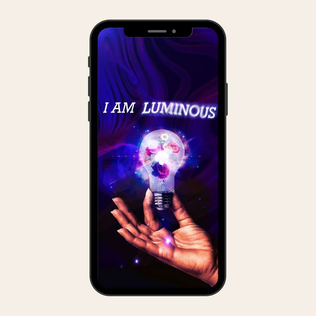 "I Am Luminous" Screen Saver